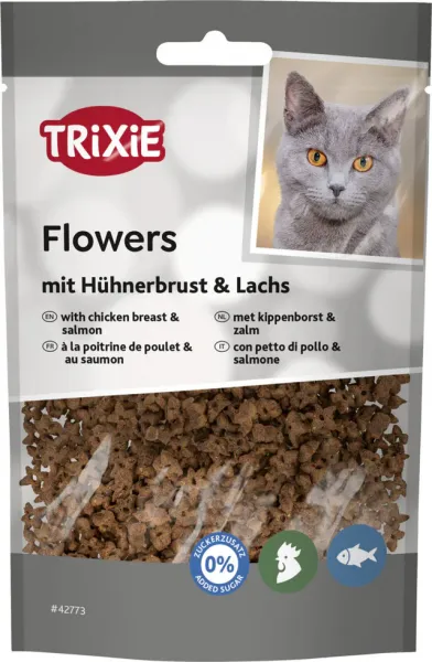 Flowers mit Hühnerbrust & Lachs